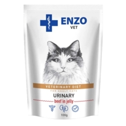 ENZO VET Urinary z wołowiną w galaretce dla kotów 100g